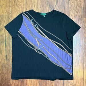 Vintage lauren ralph lauren equestrian t-shirt